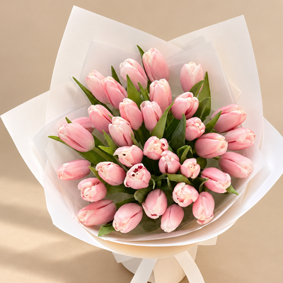 Pink Tulip Bouquet