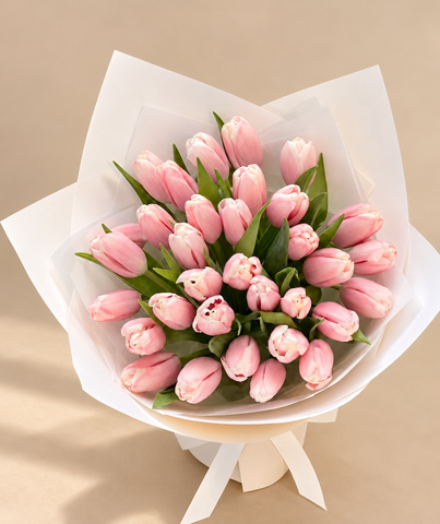 Pink Tulip Bouquet