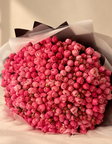 Hot Pink Spray Rose Bouquet