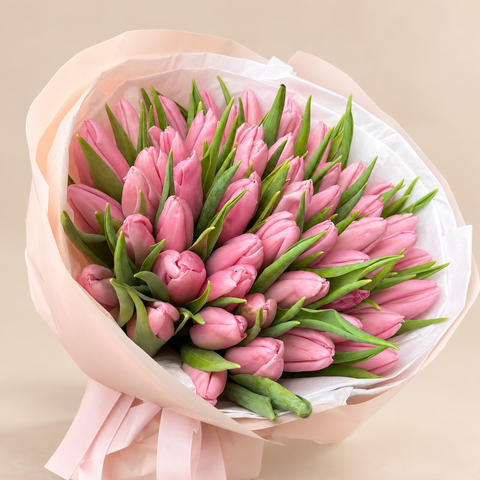 Pink Tulip Bouquet