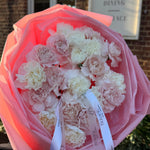 Pink & White Dianthus Bouquet