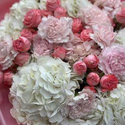 Blossom Harmony – Hydrangea, Rose & Dianthus Mix