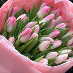 30 Pink Tulips Bouquet