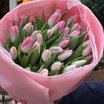 30 Pink Tulips Bouquet