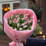 30 Pink Tulips Bouquet