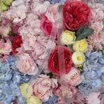 Vibrant Mixed Flower Bouquet with Hydrangea, Roses & Lisianthus