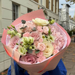 Blush Charm – Medium Pink Mixed Bouquet